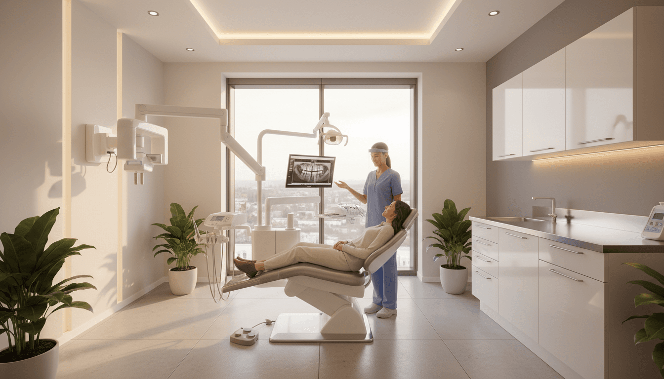 Modern dental treatment room setup